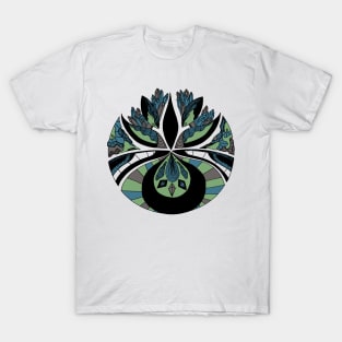 Mellow Cool Abstract Motif T-Shirt